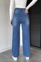 Women's High Waist Palazzo Jean Denim Pants - 3
