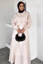 Side Tie Blouse Combination Hijab Dress - 2