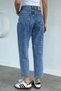 Women's High Waist Ankle Length Washable Jean Denim Pants - 4