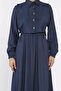 Side Tie Blouse Combination Hijab Dress - 4