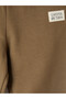 Vizyon New Season Brown Elastic Waist Embroidered Boys' Jogger Sweatpants - 6