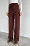 Women's Lawned Wide Leg Trousers - 2