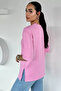 Gülseli Folded Sleeve Slit T-Shirt - 4