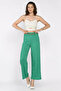 Women's Elastic Waist Chain Accessory Pants - 2