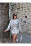 Women's Stand Collar Parachute Fabric Zippered Bomber Jacket - 5