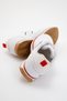 Men's Airfile Sneaker Sports Shoes White - Red - 4