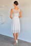 Short Lace Evening Dress - 4