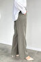 Elastic Waist Tencel Fabric Hijab Pants - 4