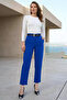 Women's Belted Double-Legged Trousers