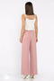Women's Elastic Waist Wide Leg Trousers - 3