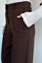 Women's Lawned Wide Leg Trousers - 3