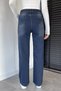 Women's High Waist Palazzo Jean Denim Pants - 3
