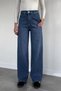 Women's High Waist Palazzo Jean Denim Pants - 2