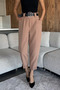 Women's Double-Legged Trousers with Belt Accessories - 2