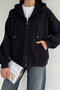Gülseli Women's Front Zipper Hooded Embroidery and Stone Detailed Embroidered Sweatshirt - 5