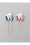 Handmade My First Tooth Cake Topper, Tooth Wheat Party Cake Decoration / Pink Color - 1 Piece - 4