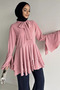 Hijab Pleated Chiffon Tunic