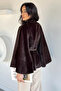 Women's Water Brushed Cashmere Poncho - 4