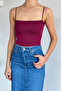 Women's Strap Covered Bustier - 2