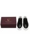 Fv006 Men's Black Genuine Leather Sneaker - 8