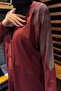 Shoulder Stone Decorated Hijab Knitwear Cardigan - 3