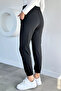 Women's Elastic Waist and Cuff Sweatpants - 3