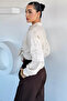Women's Guipure Detailed Shirt - 4
