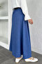 Waist Belted Pocketless Hijab Skirt - 3