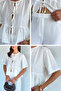Women's Front Tie Blouse Palazzo Pants Double Set - 2