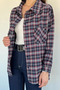 Gülseli Women's Plaid Patterned Loose Shirt - 4