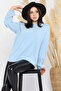 Crew Neck Women's Bearded Knitwear Sweater