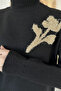 Gülseli High-Necked Hijab Knitwear Tunic - 4