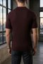 Polo Collar Half Zipper Men's Knitwear T-Shirt - 2