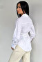 Women's Back Lace-Up Shirt - 4