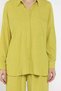 Women's Shirt and Pants Wrinkled Two-Piece Set - 4