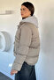 Women's Garnished Hooded Double Pocket Coat - 4