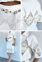 Women's Belt Detailed Skirt Openwork Shirt Double Set - 3