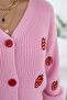 Gülseli Strawberry Patterned Knitwear Cardigan - 3
