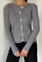 Women's Button Detailed Knitwear Cardigan (Fits M-L-Xl)