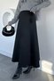 Kiloş Scuba Hijab Skirt with Waist Tie Detail - 4
