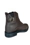 Zippered Lace-Up Buckle Men's Boots Brown - 5