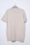 Men's Polo Collar Half Button Knitwear T-Shirt - 4