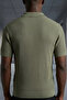 Men's Polo Collar Half Button Knitwear T-Shirt - 2