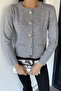 Gülseli Women's Button Detailed Knitwear Jacket - 3