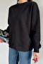 Women's Three Thread Ribbed Crew Neck Sweatshirt - 2