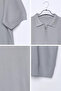 Men's Polo Collar Half Zip Knitwear T-Shirt - 3