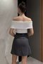 Women's Pleated Skirt with Waist Belt and Inner Shorts - 4