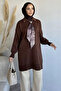 Gülseli Polo Collar Hijab Accessory Tunic with Scarf Accessory