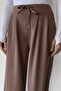 Women's Pleated Sweatpants with Elastic Waist - 4
