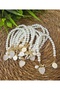 Pearl Lettered Plated Bracelet